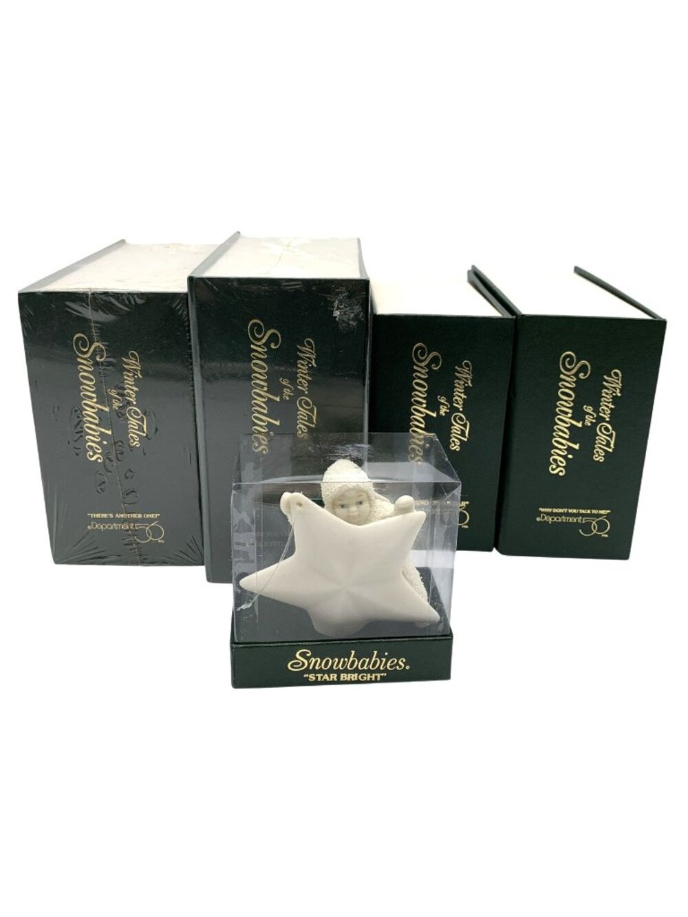 Department 56 Snowbabies Lot Of 5 Figurines Star Bright Ornament Winter Tales